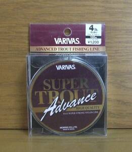 ■道糸 VARIVAS SUPER TROUT Advance 100m 4lb.(0.8号) #2 検/バリバスライン