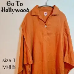 美品◇GO TO HOLL YWOOD リネンキャンバス ワンピース サイズ1