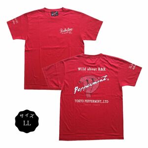 Tシャツ ロカビリーファッション ブランド メンズ おしゃれ 半袖 BACK COBRA TEE 3 RSN-3434 赤 サイズLL