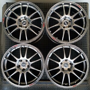 管理番号：W7-60【4本価額】【17x8J 5x112 ET+50 ハブ75】ENKEI GTC01 ・直接引取可能