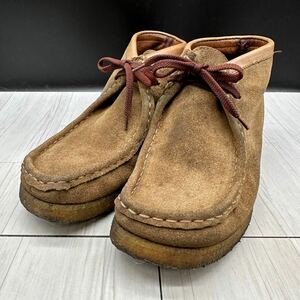 【Clarks】クラークス ワラビー 23.5 ブーツ スエード 5.5