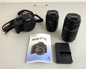 高崎店【中古品】r1-7 canon キャノン EOS kiss x7 DS126441 レンズキット デジタル一眼レフ 動作確認済み レンズの詳細は下記の商品説明へ