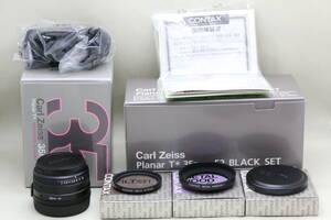 コンタックス / CONTAX　Carl Zeiss Planar T* 35mm F2 ブラック セット　未使用品？