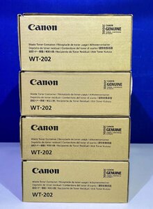 【越谷発】【CANON】純正未使用品 WT-202 廃トナー回収容器 ★ ４本セット ★ （36214）