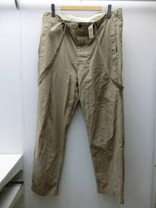 es/567363/2311/ビズビム　VISVIM　camus braces pants　サスペンダー ワイド パンツ/ベージュ/サイズ4（XL相当）