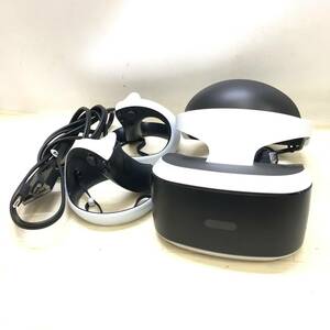 ♪SONY PlayStation VR ヘッドセット CFI-ZCVR1 プレイステーション コントローラー まとめセット ゲーム 動作未確認 ジャンク品♪C23694