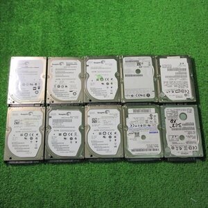 [4501] 320GB 10台 簡易テスト済 不揃い 2.5インチ SATA（ SerialATA / S-ATA ) HDD ハードディスク