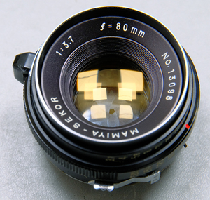 Mamiya　TLR Sekor　80mm　F3.7　テイクレンズ　マミヤ　セコール　二眼レフ用　撮影レンズ　