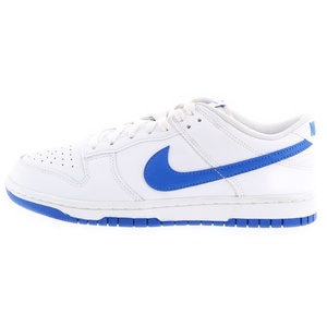 NIKE ナイキ DUNK LOW RETRO HYPER ROYAL ダンクロー レトロ ハイパーロイヤル ローカットスニーカー ホワイト/ブルー US8/26cm DV0831-104