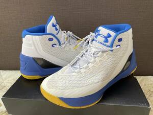 ◆◆新品未使用◆カリー3 CURRY◆ホワイト/ブルー希少色◆26.5cm NBA◆UNDER ARMOUR◆レア必見！◆◆