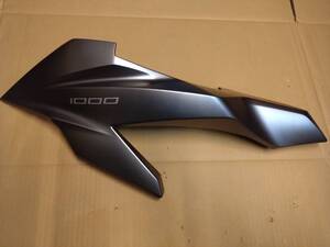 純正 ninja1000 ニンジャ10000 ZXT00W 2019年製 左サイドカウル 外装 55028-0617 メタリックグラファイトグレー 綺麗！