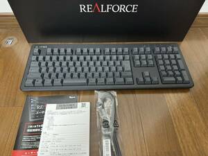 東プレ REALFORCE R3 キーボード ハイブリッド フル 45g 日本語配列 ブラック&ダークグレー R3HA11 Bluetooth ワイヤレス