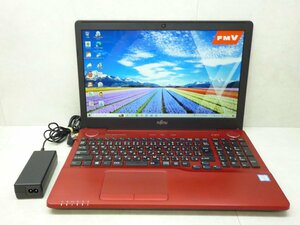 ☆第6世代☆富士通☆LIFEBOOK☆AH53/X☆Core i7 2.60Hz/8GB/1TB/高解像度1920×1080/BD/無線/Bluetooth/カメラ/Office/DtoD領域☆