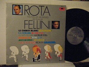 ▲LP NINO ROTA ニノ・ロータ / MUSIC FROM THE FILMS OF FEDERICO FELINI 輸入盤 SILVA SCREEN FILM004 フェリーニ◇r50218