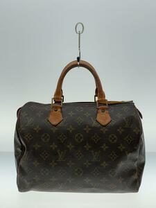 LOUIS VUITTON◆1)スピーディ30_モノグラム・キャンバス_BRW/PVC/BRW