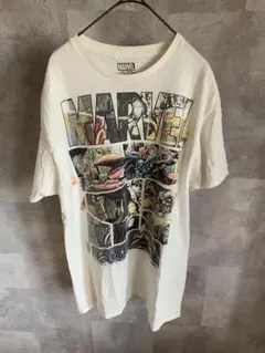 USAビンテージ　MARVEL マーベル　Tシャツ　アメコミ　ヒーロー　ホワイト