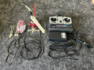 1000円スタート 電動RC ラジコンヘリ HIROBO ジャイロセンサー プロポ ホビー パーツ取り ジャンク品 中古品 千円市場