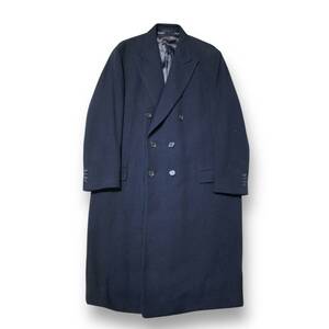 CARUSO wool double coat ウールダブルコート ダークネイビー サイズ50 502233 カルーゾ 店舗受取可