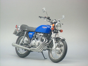 ☆ アオシマ　1/12　ホンダ　CB400FOUR　CB400F　ヨンフォア　４０８cc(バーニッシュブルー)　スポーク張替え・カスタム多数!!