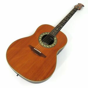 091s☆Ovation オベーション 1112-4 ナチュラル フラットトップ アコギ アコースティックギター ※中古