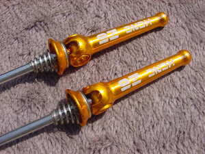 KCNC Grooving Ti QR skewer SET MTB用 GD 新品未使用