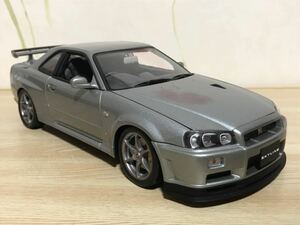 送料無料　1/18 オートアート　日産　スカイライン GT-R R34 ミニカー　AUTOart NISSAN SKYLINE Aa