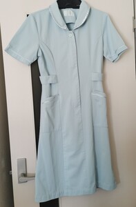 Ciメディカル ナース服 水色 ワンピース M