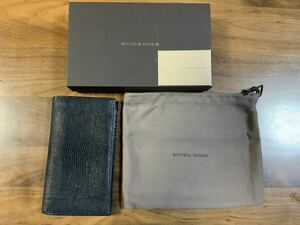 BOTTEGA VENETA　ボッテガヴェネタ　リザードレザー　長財布