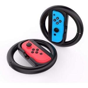 switch マリオカート Joy-Conハンドル コントローラー2個セット 黒