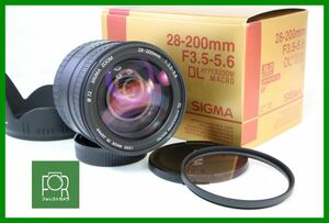 【同梱歓迎】実用■シグマ SIGMA 28-200mm F3.5-5.6 DL HYPERZOOM MACRO ニコン■箱付き■AB1154