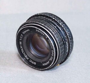 ペンタックス レンズ　50mm f1.7 SMC PENTAX LENS Kマウント