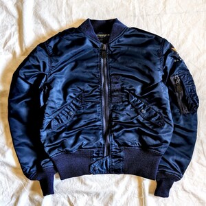 旧リアルマッコイズ L-2A Pritzker & Son’s 実名復刻 1994年製 36 Navy THE REAL McCOY