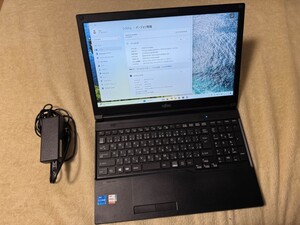 富士通 A5511/G 第11世代Core i5-1145G7 メモリ32GB 新品SSD1TB Webカメラ バッテリー良好　Win11　Officeインストール　Bluetooth搭載