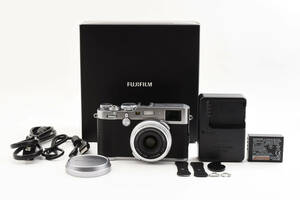 【極上美品】 ショット数【14回】 FUJIFILM フジフイルム デジタルカメラ X100F シルバー 元箱付き 動作確認済み #1903