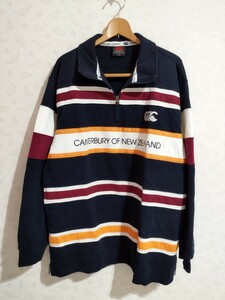 canterbury of new zealand　canterbury　カンタベリー　ラガーシャツ　ラガー　ハーフジップ　トップス　トレーナー