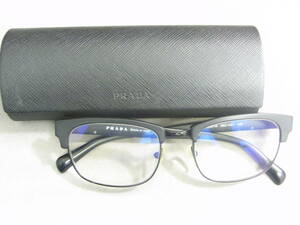 【中古品：状態「可」】プラダ PRADA メガネ VPR12R 53□19 1B0-101 145 MADE IN italy 度入り