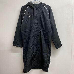 NIKE ナイキ　ベンチコート　ロングジャケット　中綿　キッズ140㎝　黒　I4