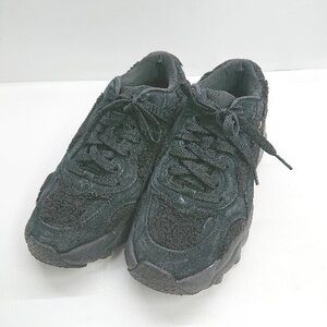 ◇ PUMA プーマ 385337-01 厚底 スニーカー サイズ25 ブラック レディース メンズ E