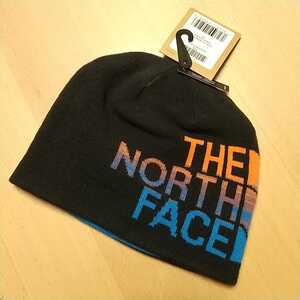 THE NORTH FACE Beanie ザ ノースフェイス Reversible TNF Banner リバーシブル　ビーニー TNF BLACK/ HERO BLUE　OS