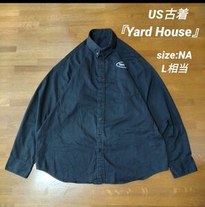 ☆送料無料☆ Yard House 企業ブランド 刺繍 US古着 長袖シャツ Men