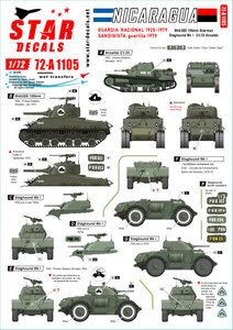 スターデカール 72-A1105 1/72 ニカラグア陸軍