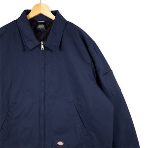 Dickies ディッキーズ アイゼンハワージャケット ワークジャケット キルティングライナー メンズUS-2XLサイズ ネイビー jk-3206