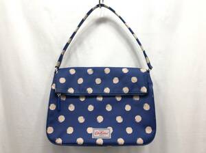 Cath Kidson キャスキッドソン ドット柄 ショルダーバッグ ブルー レディース 24091901