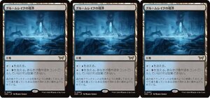 土地レア▼MTG▼ダスクモーン：戦慄の館▼グルームレイクの境界3枚組