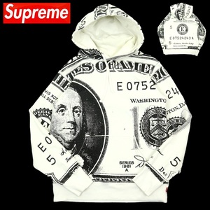 【S3176】Supreme シュプリーム スウェット パーカー 13AW Franklin Pullover フランクリンルーズベルト ドル札 スウェット パーカー