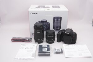 一眼レフカメラ EOS Kiss X10i ダブルズームキット ■Canon★Joshin(ジャンク)251D【1円開始・送料無料】