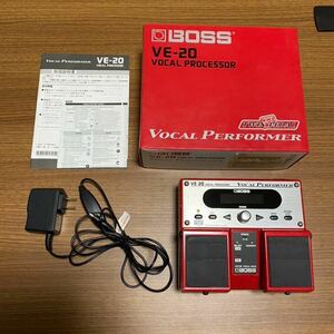 BOSS VE-20 Vocal Processor　元箱＆PSA-100Sアダプター付