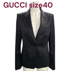 美品　GUCCI シンプル　綺麗目　ウール　テーラードジャケット サイズ40　M4J591