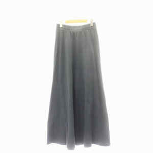 グレイコード GREYCHORD LAppartement取り扱い FLARE LONG SKIRT フレアロングスカート 0 ミッドナイトグレー レディース