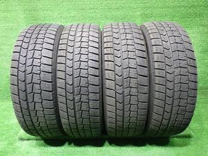 中古 ダンロップ タイヤ 冬 195/65R15 4本 2021年 WM02